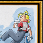 Fred Flamingo portrait