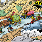 Fred Flamingo in danger